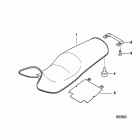K1200RS 02-04 (K41) Bench seat / single parts