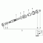 R1100GS (259E) 5-speed trans. drive shaft m 93, m 94