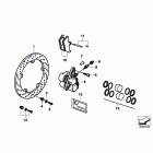 R1200C I 01-03 (59C3) Front-wheel brake, spoke wheel