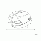 R1100GS (259E) Installing set moulding rocker panel