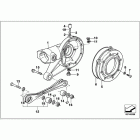 R1100GS (259E) Rear axle housing and rod
