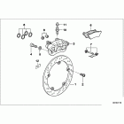R1100GS (259E) Rear-wheel brake, spoke wheel