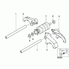 R1200C I 01-03 (59C3) 5-ступенчатая КПП - части