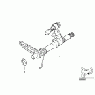 R1100GS (259E) 5-speed transmission shifting shaft
