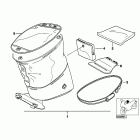 R1100GS (259E) Tank-top bag 99 f sheet-steel tank