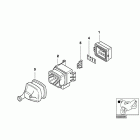 R1200C I 01-03 (59C3) Детали корпуса предохранителей