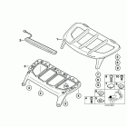 K1200LT 99-04 (89V3) Rail with brake light