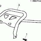 PREDATOR 50 - A04KA05CA Бампер, Багажник. Брызговик