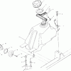SPORTSMAN 500 - A04CH50AA Топливный бак