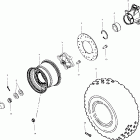 SPORTSMAN 600 - A03CH59AA Колесо заднее