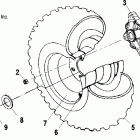 MAGNUM 330 2X4 - A04CB32AA Колесо заднее