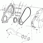SPORTSMAN 400 - A04CH42AA Кожух сцепления