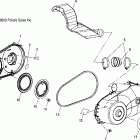 SPORTSMAN 600 - A04CH59AK Кожух сцепления