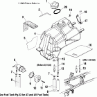 SPORTSMAN 600 - A04CH59AF Топливный бак