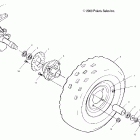 TRAIL BOSS 330 - A04CA32AA Переднее колесо