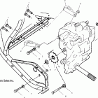 SCRAMBLER 500 4X4 - A04BG50AA Крепление КПП