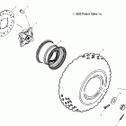SPORTSMAN 600 - A04CH59AK Переднее колесо