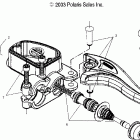 SPORTSMAN 6X6 - A04CL50AA Трост дроселя
