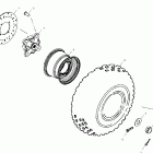 SPORTSMAN 600 - A04CH59AF Переднее колесо