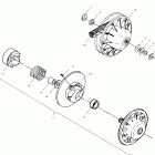 SPORTSMAN 500 - A04CH50AA Привод сцепления