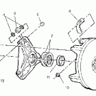 SPORTSMAN 6X6 - A04CL50AA Муфта сцепления