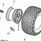 PREDATOR 90 - A04KA09CA Переднее колесо