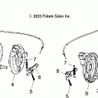 SPORTSMAN 90 - A04FA09CA Передний тормоз