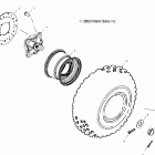 SPORTSMAN 700 - A04CH68AK Переднее колесо