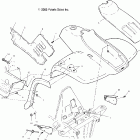 SPORTSMAN 6X6 - A04CL50AA Переднее крыло