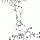 SPORTSMAN 6X6 - A04CL50AA Rear strut stabilizer