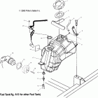 SPORTSMAN 600 - A04CH59AF Топливный бак