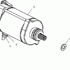 SPORTSMAN 700 - A02CH68AA/AB/AC/CA/CB Стартер