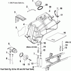 SPORTSMAN 700 - A04CH68AC Топливный бак