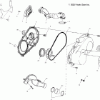 TRAIL BOSS 330 - A04CA32AA Кожух сцепления