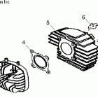 PREDATOR 50 - A04KA05CA Головка цилиндра