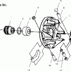 SPORTSMAN 600 - A04CH59AK Муфта сцепления