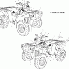 SPORTSMAN 400 - A04CH42AQ Наклейки