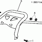 PREDATOR 90 - A04KA09CA Бампер, Багажник. Брызговик