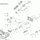 PREDATOR - A04GJ50AA Swing arm and rear shock
