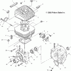 TRAIL BLAZER - A04BA25CA Картер и блок цилиндр