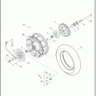 FLHTP 1FMP POLICE ELECTRA GLIDE (2022) Колесо заднее