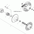 SCRAMBLER 500 4X4 - A04BG50AA Привод сцепления