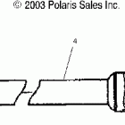 SPORTSMAN 700 - A04CH68AK Передник кардан