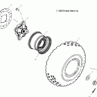 SPORTSMAN 400 - A04CH42AQ Переднее колесо