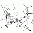 SPORTSMAN 400 - A04CH42AQ Муфта сцепления
