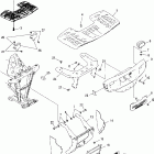 SPORTSMAN 400 - A04CH42AQ Передний бампер и багажник