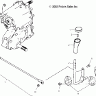 ATP 500 4X4 - A04JD50AA Селектор переключения передач