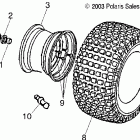 PREDATOR 50 - A04KA05CA Переднее колесо