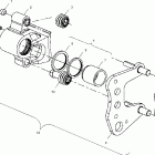 SPORTSMAN 400 - A04CH42AA Передний тормоз