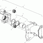 SPORTSMAN 700 - A04CH68AC Передний тормоз